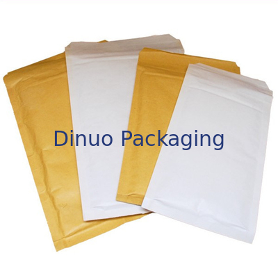Beyaz Tek Kullanımlık Bubble Wrap Astarlı Zarflar, 10.5 "X 16 Boyut 5 Bubble Mailer