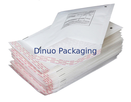 Beyaz Kraft Kabarcık Postaları 45x210mm # C, Özel Bubble Mailer Zarfları