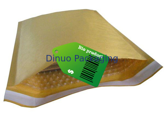 Sarı Kraft Kağıt Kabarcık Wrap Zarf, 235x330mm # H Kabarcık Mailer Çantalar