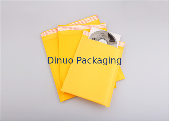 Şok Direnci İçinde Bubble Wrap ile Kraft Kargo Paketi Zarf
