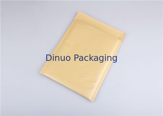 Hafif Yağa Dayanıklı Kahverengi 6x10 Kraft Kabarcık Mailers opp film dışında gözyaşı kolay