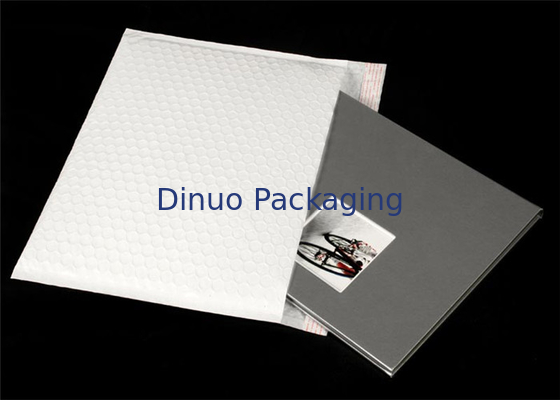 Beyaz Kabarcık Zarflar Poly Bubble Mailers Kendinden Sızdırmazlık İçin Kitaplar / DVD / Hediyeler