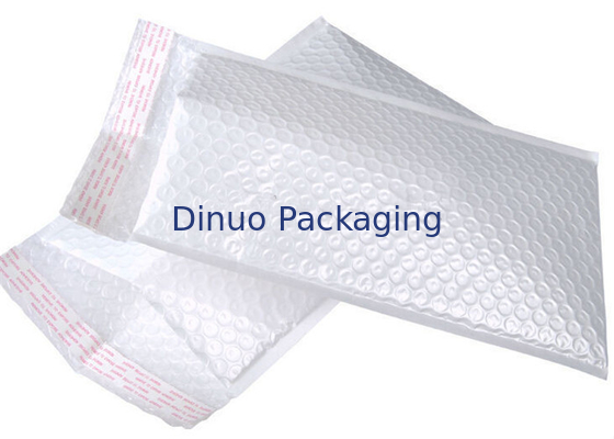 Beyaz Kabarcık Zarflar Poly Bubble Mailers Kendinden Sızdırmazlık İçin Kitaplar / DVD / Hediyeler