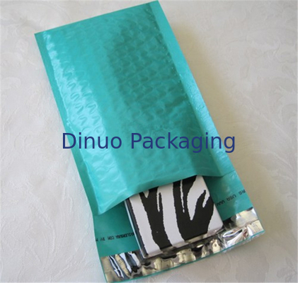 Yeşil Renk Poly Bubble Mailers Size 1 Hava Kabarcığı Zarf Kendinden Yapışkanlı Keçe