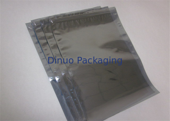 PCB / IC Paketleme için Özelleştirilmiş Logo Kilitli ESD Koruyucu Çanta Statik Kanıtı