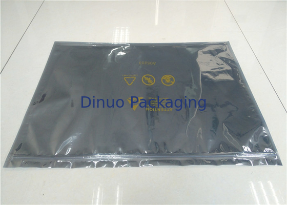 PCB / IC Paketleme için Özelleştirilmiş Logo Kilitli ESD Koruyucu Çanta Statik Kanıtı