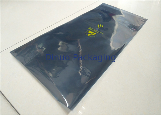 PCB / IC Paketleme için Özelleştirilmiş Logo Kilitli ESD Koruyucu Çanta Statik Kanıtı