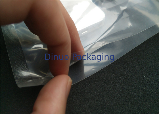 Elektronik Ürünler Ambalaj için Şeffaf Naylon Plastik Poşet # 180 * 220mm