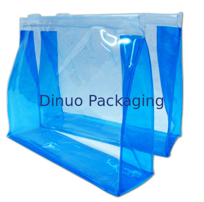 Özel Temizle PVC Kozmetik Çantası / Fermuarlı Tuvalet PVC Seyahat Çantası