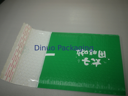 Yeşil Renkli Poly Bubble Mailers, Kabarcık Nakliye Zarfları Isı Yalıtımı