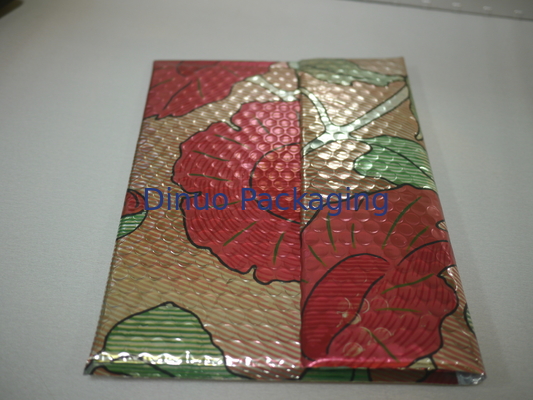 Renkli Baskılı Metalik Kabarcık Kaplı Çantalar Boyut 1 / 7.25 "X 12" tatil kabarcık postaları