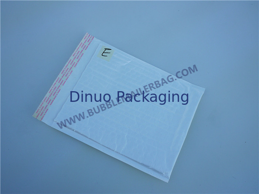 Beyaz Kraft Kabarcık Postaları 45x210mm # C, Özel Bubble Mailer Zarfları