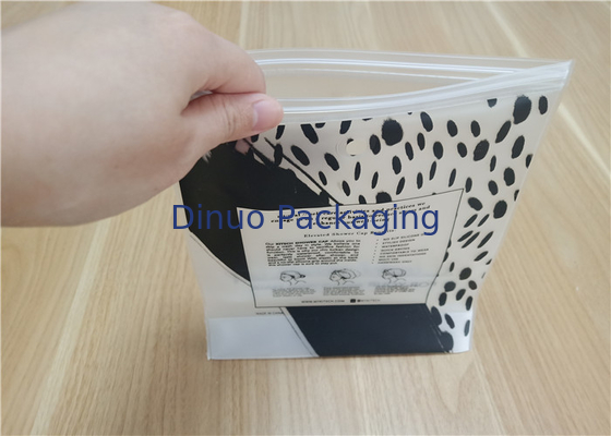 Seyahat Duş Cap İçin Suya Fermuar Kapatma PVC Ambalaj Çantaları
