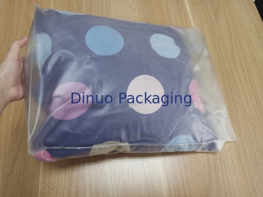 Yastık ve Dört Parçalı Takım Paket İçin Düğme ile Temizle PVC Ambalaj Torbaları