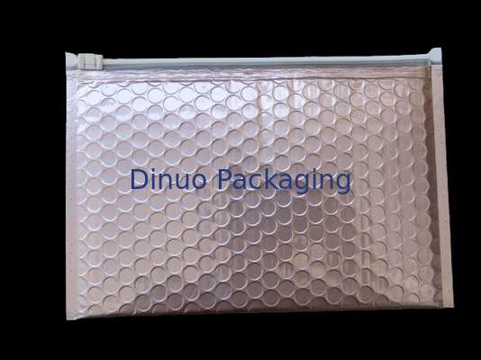 400x300mm Turuncu Açılıp Kapanabilir Fermuar Kabarcık Çantalar Şok Direnci ISO9001