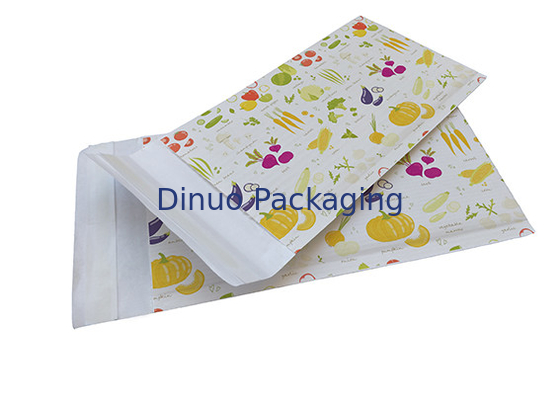 Hayır Plastik Beyaz Oluklu Kraft Kağıt Yastıklı Zarflar Çevre Dostu