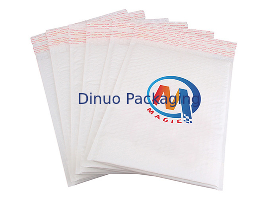 Online Alışveriş / Hızlı Teslimat İçin Beyaz Yastıklı Kabarcık Poly Mailer Zarfları