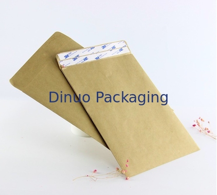 CMYK Baskı Kraft Kurye Paketleme Poşetleri 9.5x14.5cm