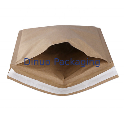 100% Kraft Kağıt Kurye Teslimat Torbası Petek Kağıt Yastık Mailer
