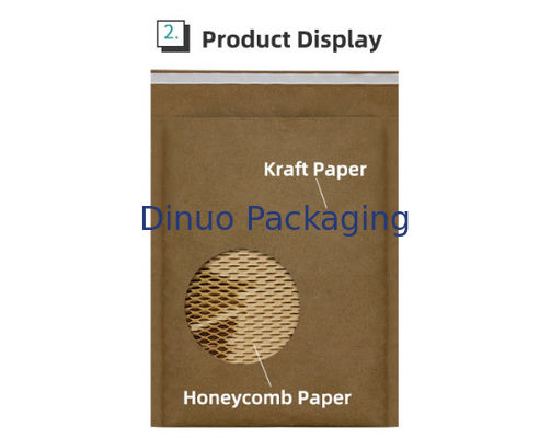 Paket başına miktar 100 Kağıtlı Yastıklı Postalar Suya dayanıklı Dış Çubuk Kağıt Çuvalları Kalıcı Paketleme için Uygun